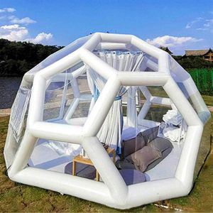Tents And Shelters 3 4 5m Football Structure Inflatable Bubble Lodge Tent El Room Large Luxury Igloo Dome Casa De Campa a Inflatable Ga231J