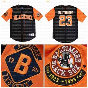 Glac202 Büyük Boy Black Sox Özel NLBM NEGRO LEAGES BEYİMBOL JERSEY STICHED ADI STICHED NUMARALI HIZLI NOWERSE HIGHTE