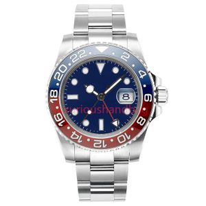 Tasarımcı Lüks Unisex Watch GMT M268655 Siyah kadran 40mm seramik kelime yüzüğü cilalı stereoskopik dijital paslanmaz çelik 904L tam otomatik mekanik saat