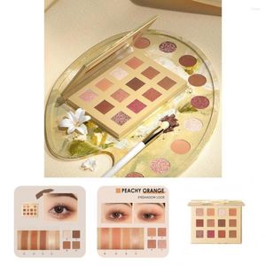 Eye Shadow 12 Colors Eyeshadow Palette Non-irritating Contour Pressed Matte Glitter Makeup