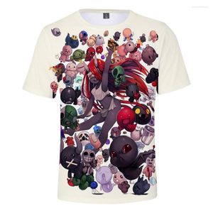 Koszule męskie fajne wiązanie Isaac 3D Tshirt Summer Preppy Tops Men/Women Street Ubrania T-shirt Hip Hop Punk Punk Młodzieżowe tee innowacyjne