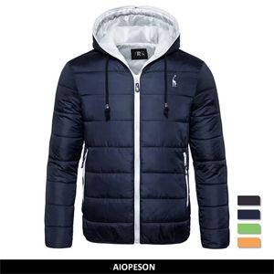 Piumino da uomo Parka Giacca invernale impermeabile Parka con cappuccio Cappotto caldo Addensare Cerniera Giacche mimetiche 220919