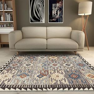 Carpets Vintage Classic Large 200x300CM Area Rugs Home For Living Room Antiskid Mat Geometric 3D Printed Tapetes Tapis Salon