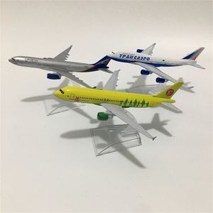 Diecast Model Araba Jason Tutu Rus Havayolları Sibirya S7 Uçak Modeli Aeroflot Airbus 320 Uçak Metal 1/400 Ölçekli Düzlem Oyuncak 220919