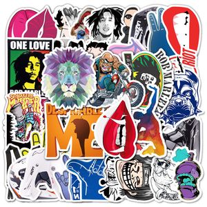 50PCS Music Graffiti Stickers for DIY Laptop Skateboard Motorcycle Decals
