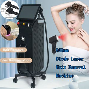 Powerful 808nm Laser Hair Removal Equipment Skin Rejuvenation Device Painless Fast Epilator Machine