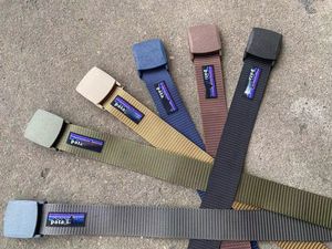 Designer Belts ao ar livre Acessórios de moda de nylon fivela unissex