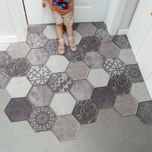 Carpet Ins Doormat Non-Slip Waterproof Dustproof Hallway Bath Mat PVC Kitchen Can Be Cut Custom Indoor Home Entrance 220919