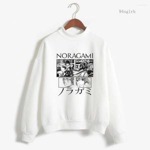 Hoodies masculinos Anime Noragami Hoodie Homens de inverno unissex tops quente harajuku streetwear de rua