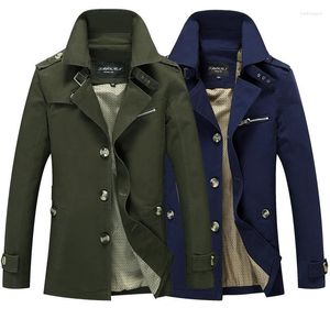 Etniska kl￤der Sari India 2022 Cotton European Men's Winter Coat Slim Type In the Long Section of Big Windbreaker Jacket Code