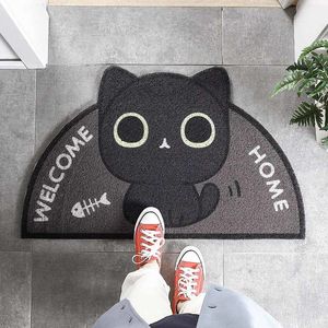 Carpet Cartoon Sand Scraping Dust Door Entrance Mat Hallway Kitchen Bath Non-slip Rug Removal Wire Loop Footpad Doormat 220919