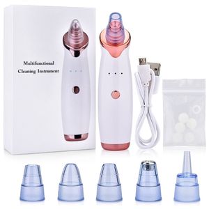 Home Beauty Instrument Microdermabrasion Blackhead Remover Vacuum Suction Face Pimple Acne Comedone Extractor Pores Cleaner Skin Care Tools 220916