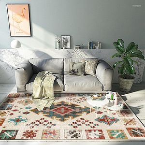 Teppiche Marokko Amerikanischer Stil für Wohnzimmer Schlafzimmer Teppich Sofa Couchtisch Böhmen Vintage Teppichstudie Bodenmatte