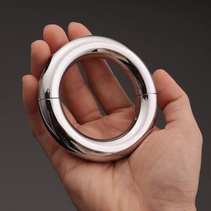 Itens de beleza galo de galo de metal anéis de ereção masculina pau pênis pesado fisioterapia homens atraso 28mm 30mm 33mm 40mm 45mm 50mm 50mm