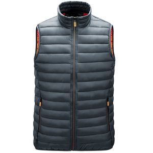 Gilet da uomo Gilet da uomo Giacche Gilet senza maniche Autunno Uomo Gilet caldo Homme Gilet invernale casual imbottito in cotone Chalecos Para Hombre 220919