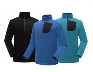 Giacche da uomo Pile per sport all'aria aperta da uomo Colletto rialzato Abbigliamento di design Cappotto Softshell polare caldo e traspirante