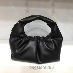 Evening Bag Ruched Brand Designer Hobo Bag Chic Soft Cowhide Leather Women Tote Hand Candy Color Ox Horn Female Armpit Axel Big 28-40cm