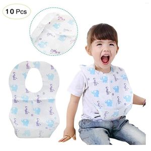 Hair Accessories Baby Gift Non Bib Dirty Waterproof 10PCS Children Disposable Woven And Fabric Care
