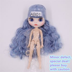 Puppen ICY DBS Blyth Puppe 1/6 BJD Gelenkkörper Sonderangebot zum Verkauf Zufällige Augenfarbe 30 cm SPIELZEUG Mädchen Geschenk einzigartige Nacktpuppen im Ausverkauf. 220919