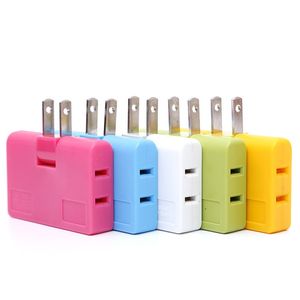 US Power Plug Adapter Foldable Extension Travel Converter Socket Portable Charging Sync Lightweight Electrical Sockets Outlet