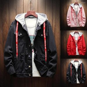 Mäns jackor Jaycosin Men's Demin 2022 Autumn Hooded Coats Män kvinnor Ytterkläder Skarpa Casual Brand Male Clothing Dropship 9