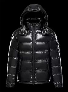Erkekler Tasarımcı Ceket Maya Kış Kış Sıcak Rüzgar Geçirmez Ceket Parlak Mat Malzeme S-5XL Çift Modeller Yeni Giyim