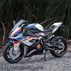 Diecast Model car 1 12 Scale S1000RR Alloy Car Toys for Boys Birthday Gift Kids Collection 220919