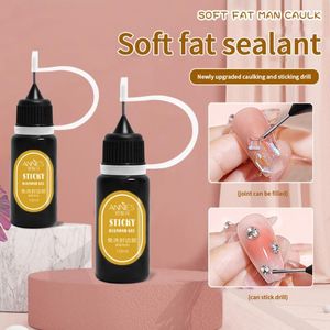 Nail Gel Adhesive Glue Multi-function Extended Jelly Polish Product No-Clean Seal Reinforced Drilling Jewelry