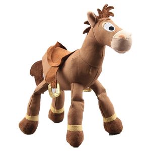 Bambole di peluche 25 cm Cartoon Story Animali di peluche Bullseye Cute Little Horse Modello Doll Birthday Girl Baby Scherza il regalo per i bambini Giocattoli 220919