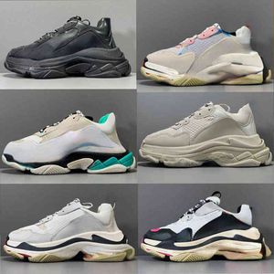 Brand Casual Shoes New style B family dad shoes same triples generation old thick combination sole increased couple grandpa