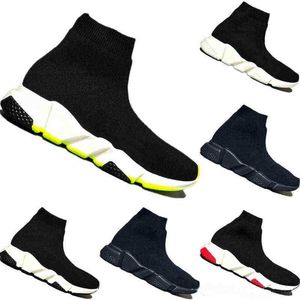 Socks Buty Sneakers Buty Buty Oryginalne Balenaga chłopcy Dziewczęta Czarna biała zielona zielona spacery 36-47 Paris Triple-S Children's