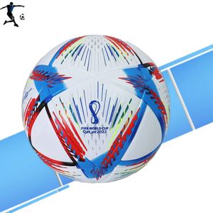 World Cup 22 23 New Qatar top quality 2022 soccer Ball Size 5 high-grade nice match football Ship the balls without air National Team