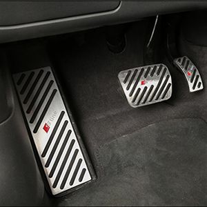 Dla bezpoślizgowych Audi A4 A5 A6 A7 A7 A8 Q5 Q7 Pedal Pedal Cover Zestaw Pedals Pedals Pedals Accelerator Covers296L