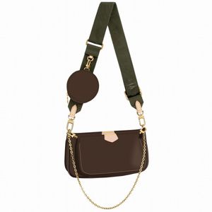 2022 carteiras de primeira linha feminino de couro real de luxo bolsas de luxo designers bolsas de ombro bolsas mulheres 3pcs acessórios bolsa crossbody