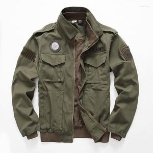 Erkek Ceketler Erkekler Uçuş Ceketi Erkekler Askeri Pilot Forma ABD Ordusu Yorgunluk Kış Askeri Kentsel Taktik Kıyafet Dış Giyim Erkek