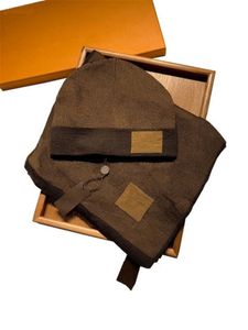 czapki czapki szaliki 2 -częściowy garnitur zimowy męski szalik do czapki ciepłe dzianinowe szale dorosły zestaw