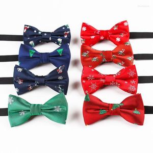 Çocuklar Bowtie toptan satış-Bow Ties Premium Çocuk Öğrenci Çocukları Bowtie İpek Elastik Tie Düğüm Noel Hediyesi Smokin Aksesuarları Corbatas