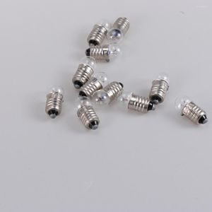 10PCS E10 Small Electric Bead電池2.5V 0.3A学生物理実験ランプ