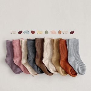 Socks Candy Color Girls Soft Cotton Children Kids Baby Todddlers Infant Kids Princess Sock Sock Boys 220919