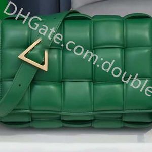 2022 borsa a tracolla borsa a tracolla cuscino intrecciato design versatile in pelle elegante piccola borsa quadrata di fascia alta 26 18 8 cm