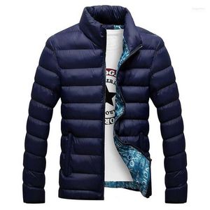 Männer Unten männer Parkas 2022 Mode Männer Winter Mantel Jacken Casual Wadded Jacke Stehen Kragen Baumwolle gefütterte Jaqueta masculina