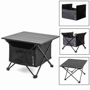 Camp Furniture 1 Stück tragbarer Outdoor-Camping-Klapptisch, abnehmbarer Angelpicknick, ultraleichter Mini-Schreibtisch mit Aufbewahrungstasche