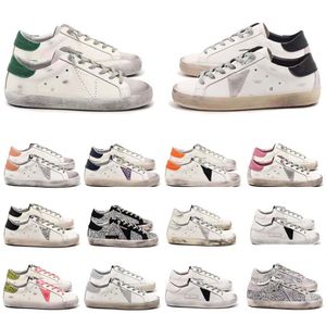 Brand Casual shoes Designer brand Korean fashion couple do old printed distressed flat leather walking sneakers