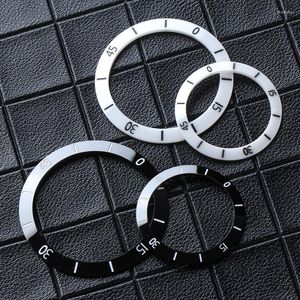 Kit di riparazione per orologi 38mm-31mm 36mm-29mm Anello con inserto in ceramica per orologi con quadrante perla J12 Sostituisci accessori parti in bianco e nero