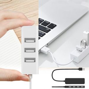 4Ports White USB Camera Keyboard Mouse Plug and Play Docking Station Micro OTG Hub