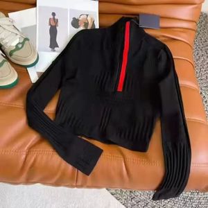 Erkek ve Kadın Sweaters Dört Sezon Yüksek Boyun Şerit Moda Uzun Kollu Yüksek Son Yumuşak Nakış Jacquard Hardigan Slim Fit Coat S-M-L