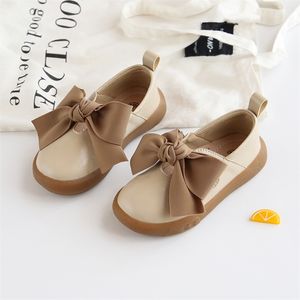 Sneakers Genuine leather girls shoes spring and autumn little girl baby small soft sole children s 220920