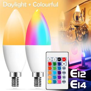 Bandela lampadina Candela Sign Light RGB Nastro RGB con illuminazione controller 220V E12 Lampada intelligente dimmerabile per casa