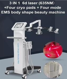 6d lipolaser fett reduktion kroppssling 635 nm diod laser cryo terapi frys kroppsform kryolipolysmaskin