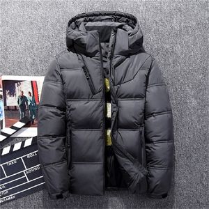 Piumini da uomo Parka Piumini antivento da uomo Capispalla invernale con cappuccio caldo Capispalla da uomo casual bianco di alta qualità Smart Casual 220919